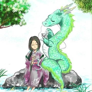 水龍様とお酒を