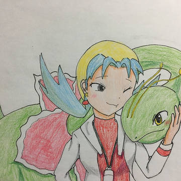 じゃれつくメガニウム