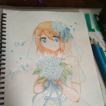 婚纱镜音铃