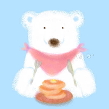 しろくまパンケーキ