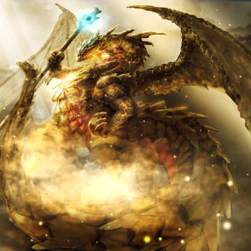 お風呂から上がったドラゴンのたぬきちさん。