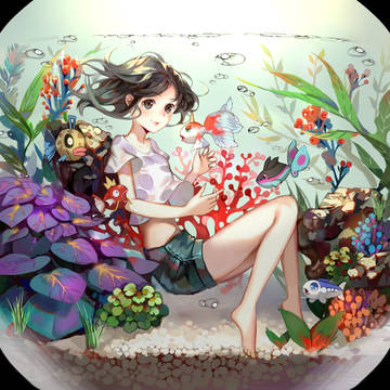 水中のミヅキ