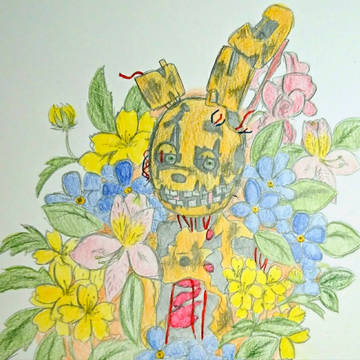ただお花を描くだけの画像
