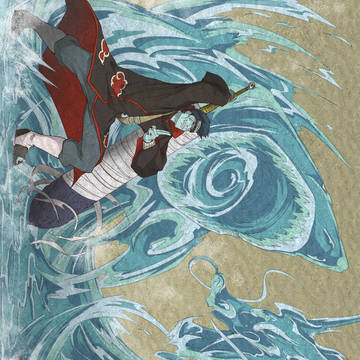 霧隠れ vs 滝隠れ