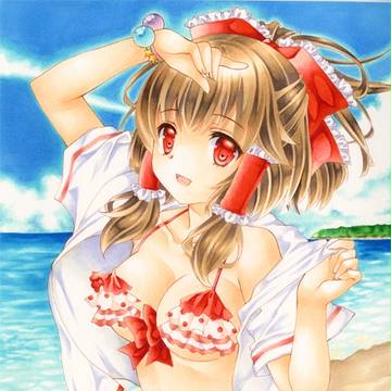 水着霊夢!