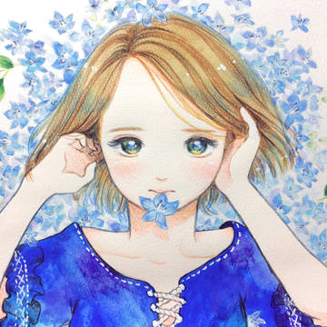 青しか見えない