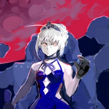 水着アルトリアオルタ