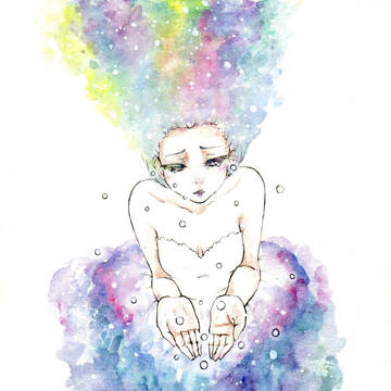 Floating pearls