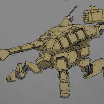 妄想4脚戦車