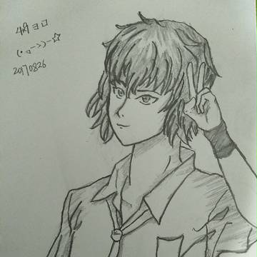 丸井ブン太を描いて見ます