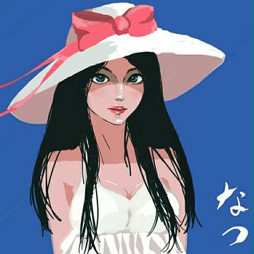 一重の女の子