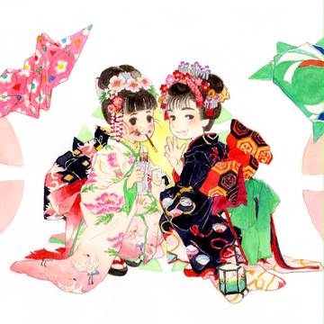 錦に花帯