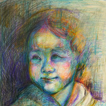 The girl