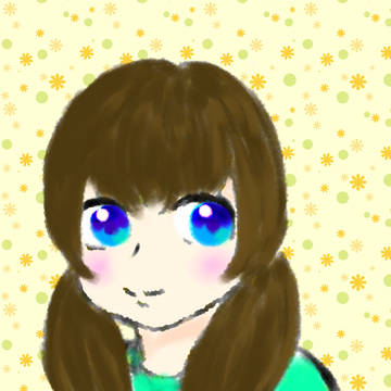 二つ縛りの女の子