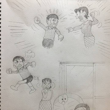 練習8 ドラえもん