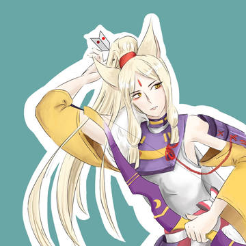 阴阳师白狼小姐姐