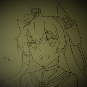 艦隊これくしょん＜駆逐艦＞天津風　模写