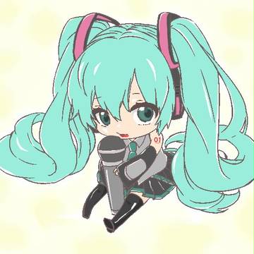 初音ミク塗らせて頂きました。先輩、10周年おめでとうございます！