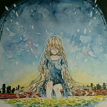 朝焼けの少女