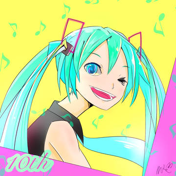 初音ミクが10周年らしい