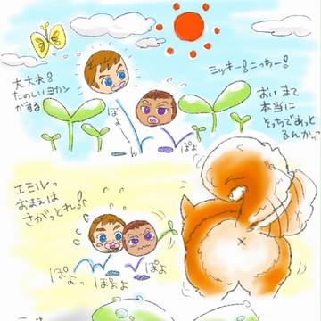 9/10 頒布予定　エミミケおまんじゅう絵本