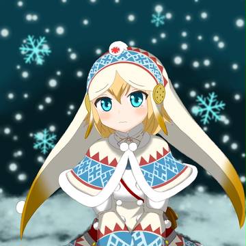 ギィギに懐かれたウルク娘