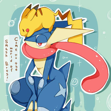 ゲッコウガちゃんスマブラ参戦!!!