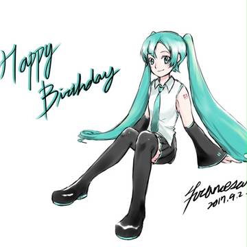 Happy 10th Birthday Miku ~(´∀`)