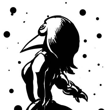 しろくろとりにんげん