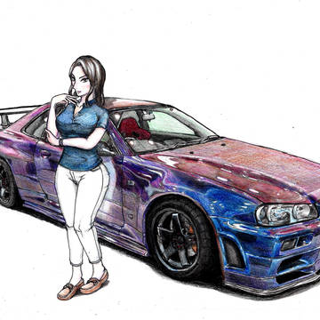 【pixiv走り屋5】松川 瞳　スカイラインGT-R