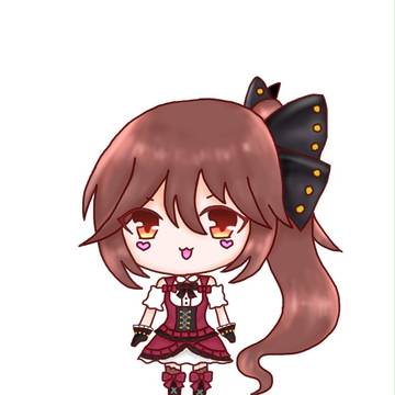 ラナンミニキャラほっぺハート！