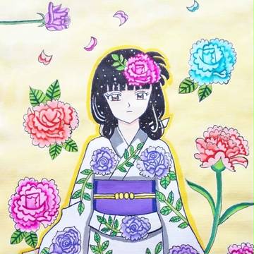 和服桔梗