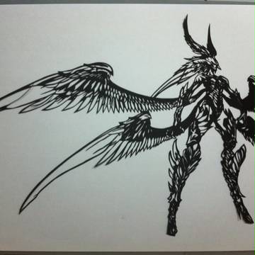 【切り絵】FFガルーダ　