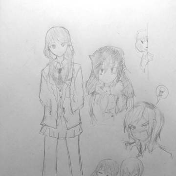 ワタモテ落書き