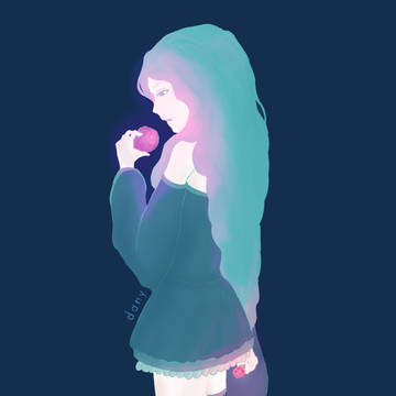 俯いた花。