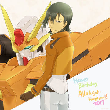 00誕生日絵　アレルヤ・ロックオン・刹那