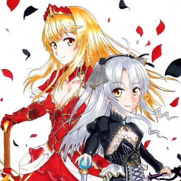 紅と黒の薔薇【3周年絵】