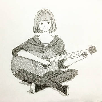 ギター女子
