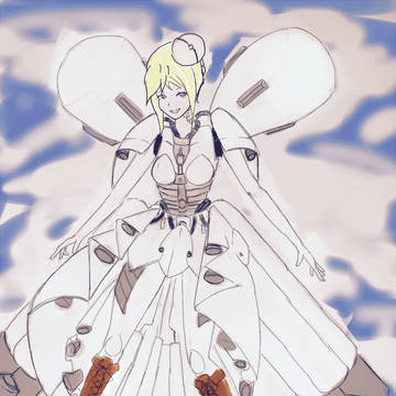 アプリでらくがき絵でわ。