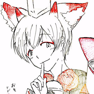 お供えきつね