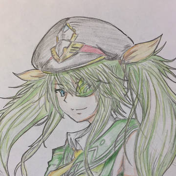 エアガイツちゃん色塗った！