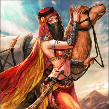 Desert's beauty warrior