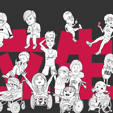 2016 自立生活全家福