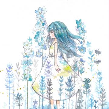 青葉の影