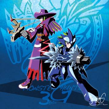 MH3G~MHXX の解禁記念絵