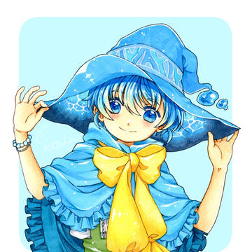 いつもの帽子で