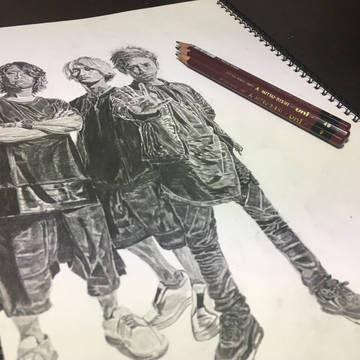 ONE OK ROCK pencil drawing !