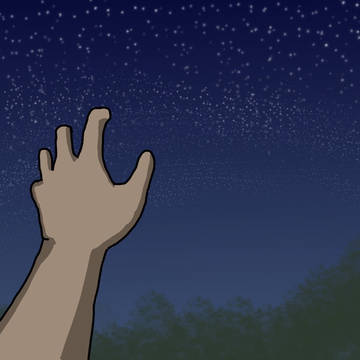 星を掴む