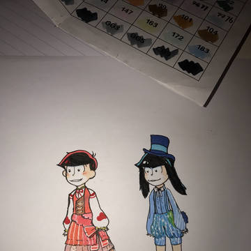 Osomatsu With Alice Paro（2