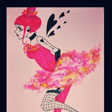 Flamingo Girl